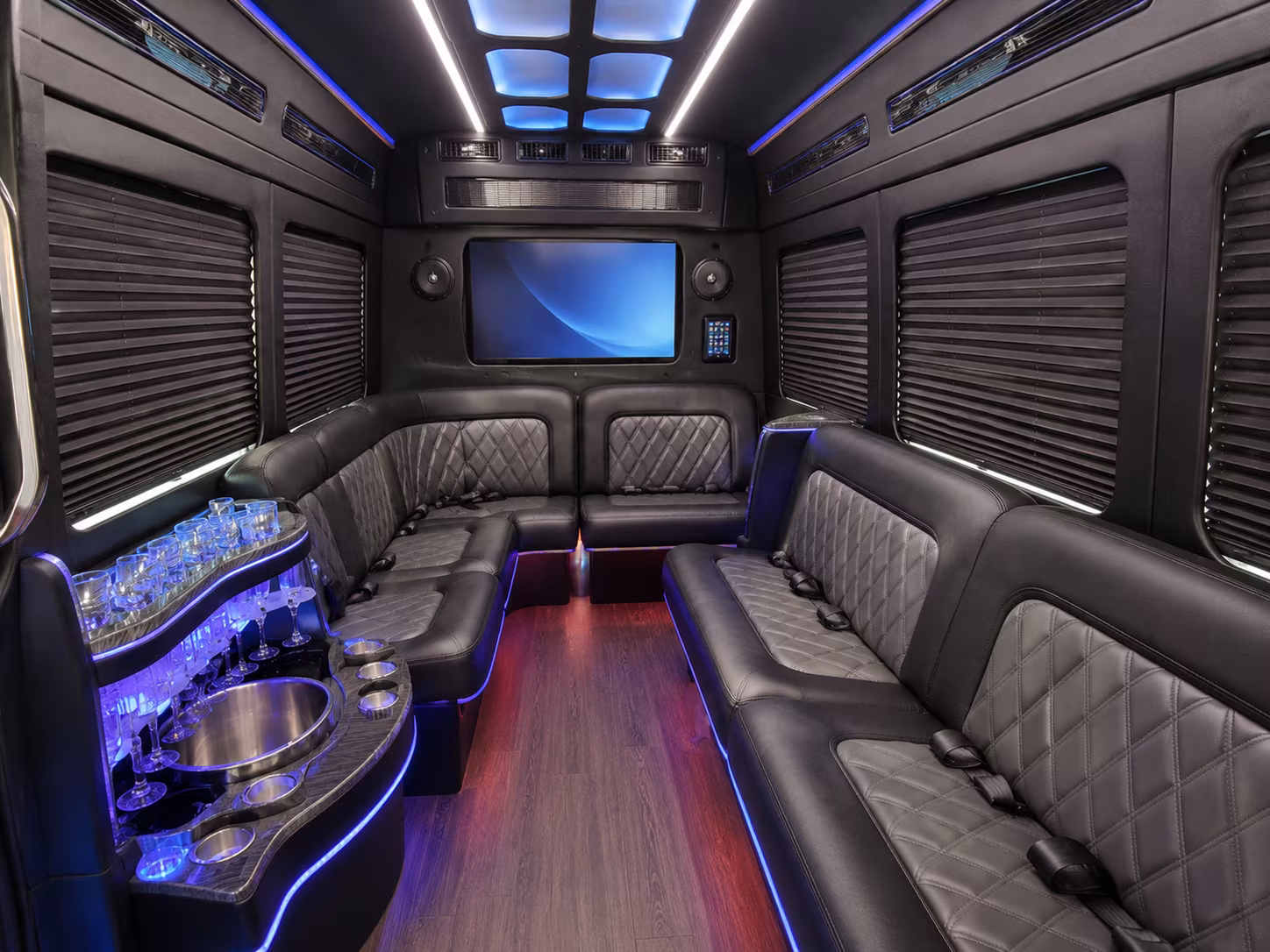 providence party bus interior